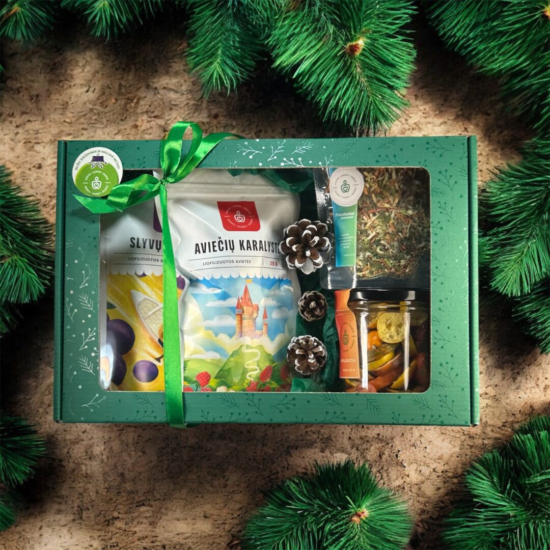 Dovanų rinkinys „Natūralūs skanėstai“
